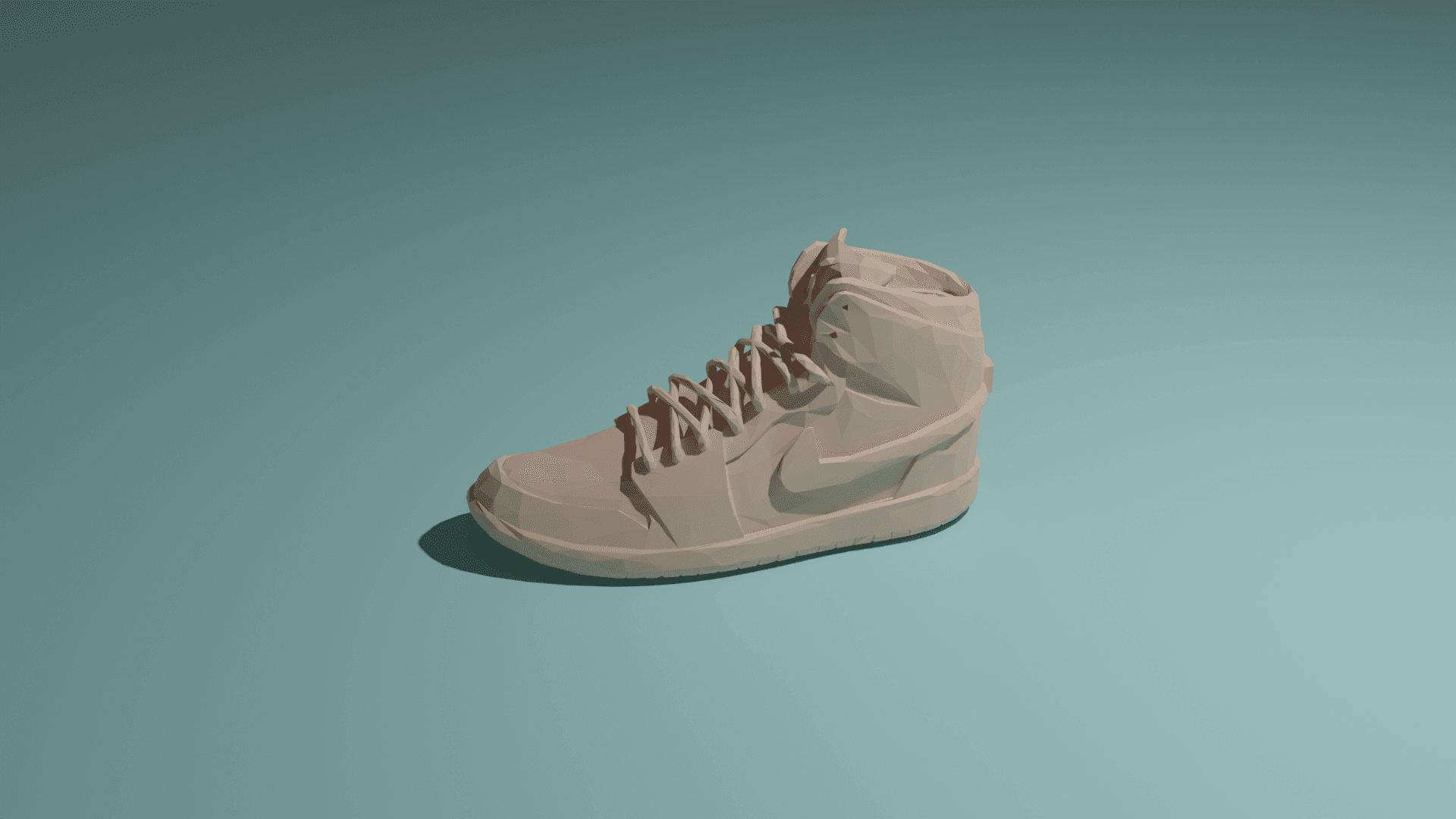 Air Jordan 1 Low Poly 3d model