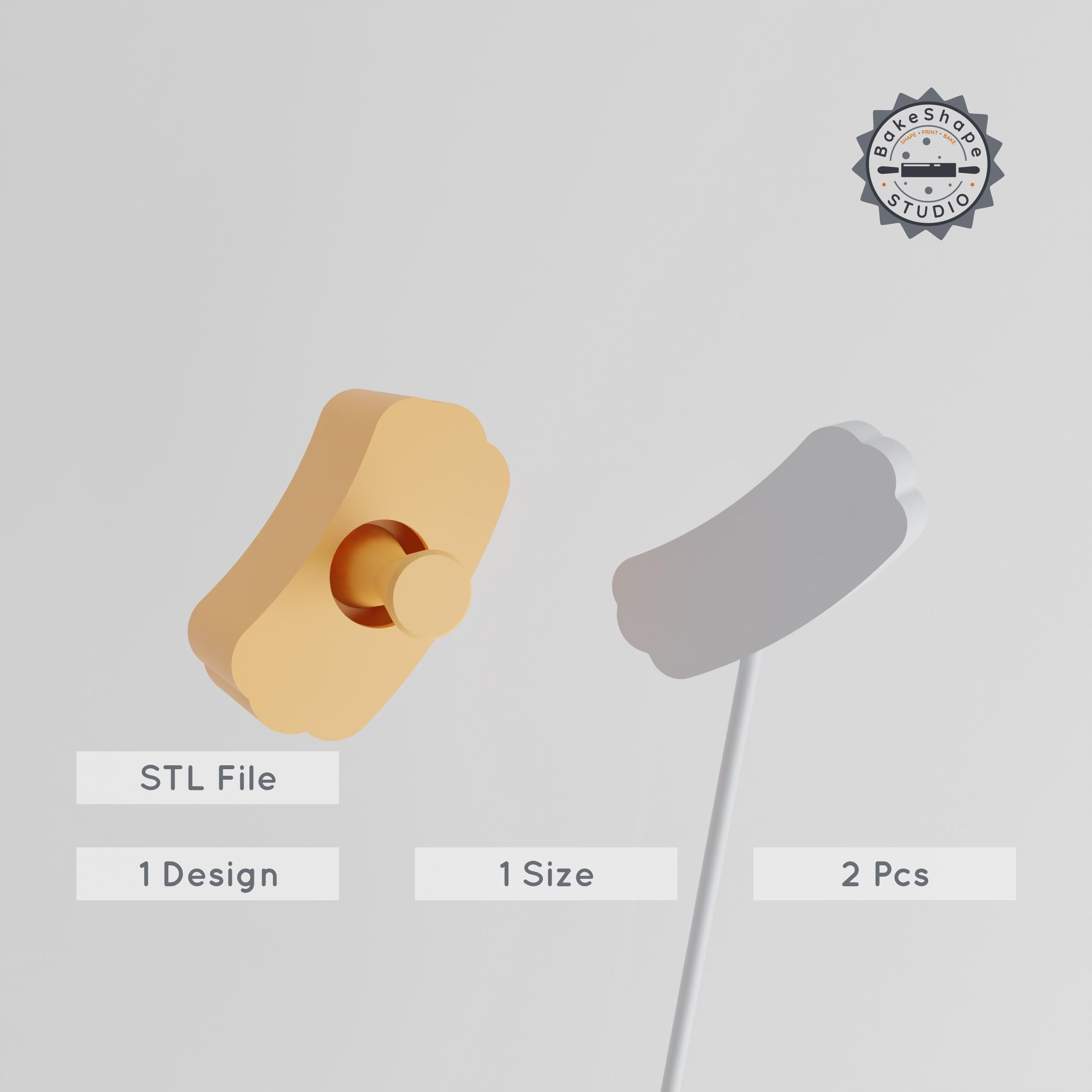 Hot Dog Cake Pop Mold Set, Grilled Sausage & Bun Delight, Fast Food Snack, Sausage Street Food STL Files PRODUCT_2835 3d model