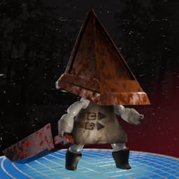 Astro Pyramid Head Silent Hill 2 / Impractical Butcher from Astro Bot / Astro's PlayRoom | PS5 3d model