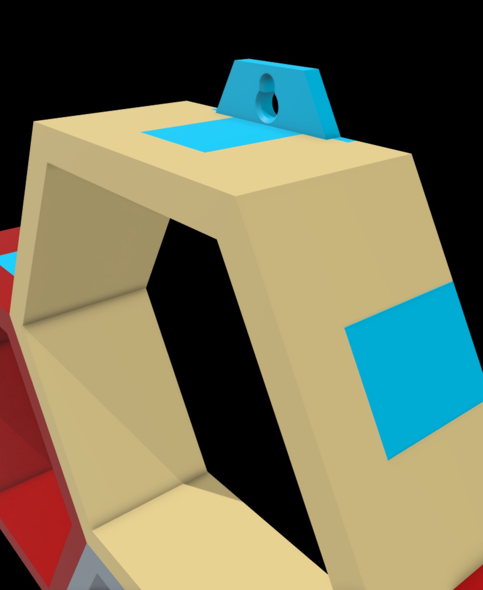 Honeycomb Modular shelf Unit 3d model
