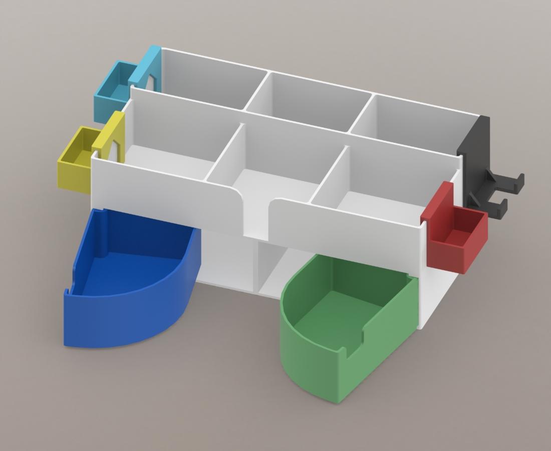 Desk Organizer IV 3d model