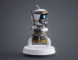 Astro Bot - Jin Sakai Ghost of Tsushima 3d model