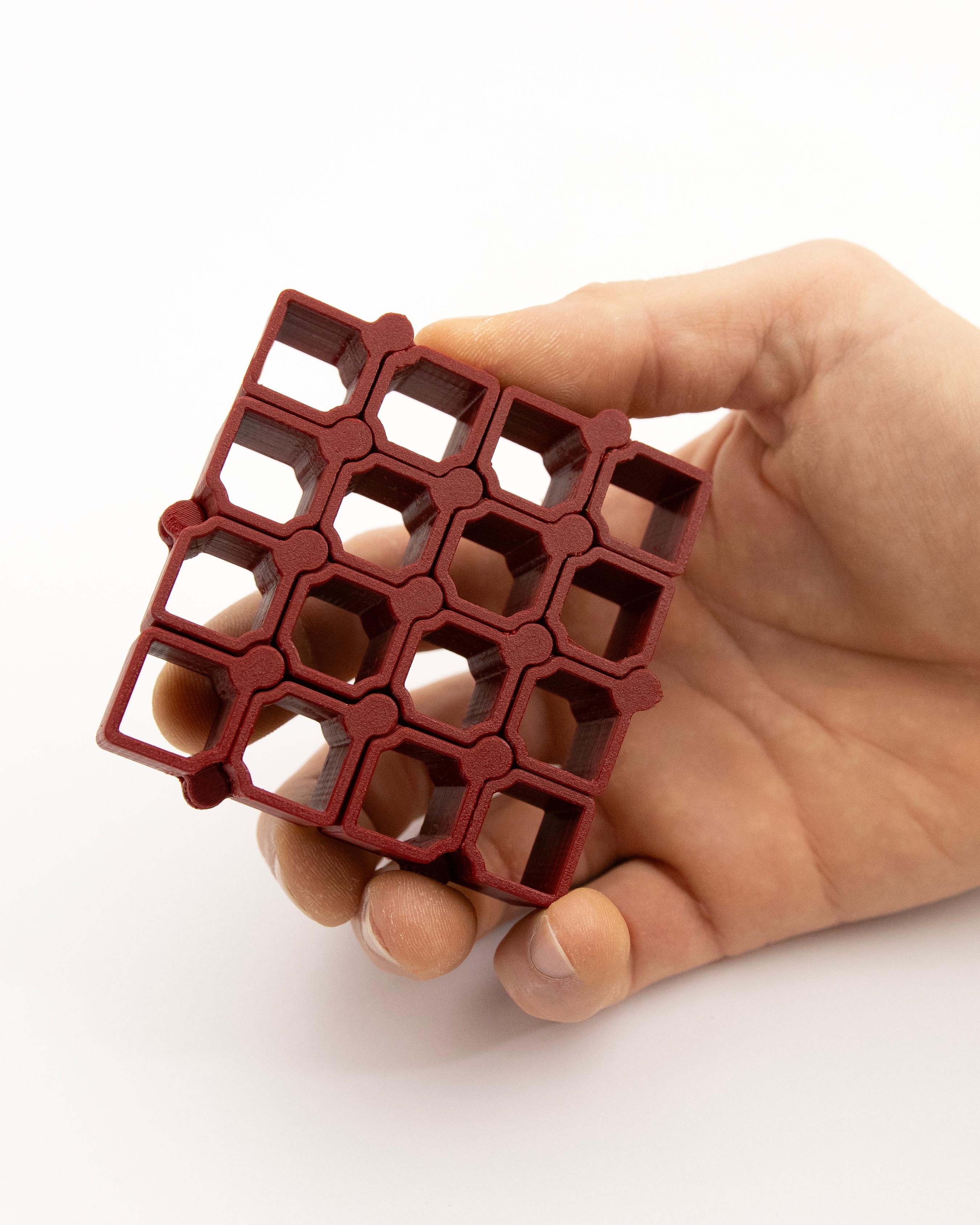 Auxetic Cubes // 18mm 4x4 3d model