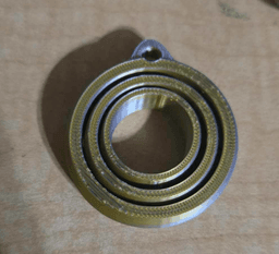 spinner KEYCHAIN HOLLOW.stl 3d model