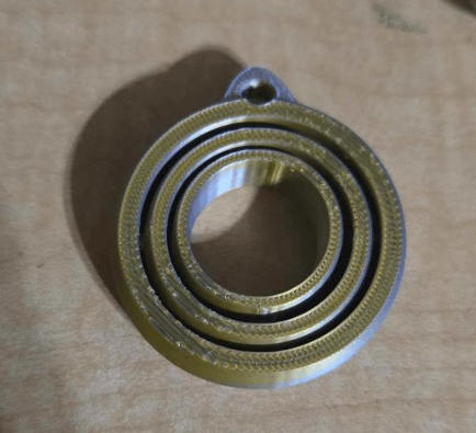 spinner KEYCHAIN HOLLOW.stl 3d model