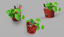 Study environmentally friendy 3d model