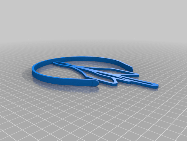 Jarts Stylish headband/headphone mod 3d model