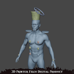 Abel Accessories and Hat Hazbin Hotel Season 2 3d model