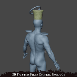 Abel Accessories and Hat Hazbin Hotel Season 2 3d model