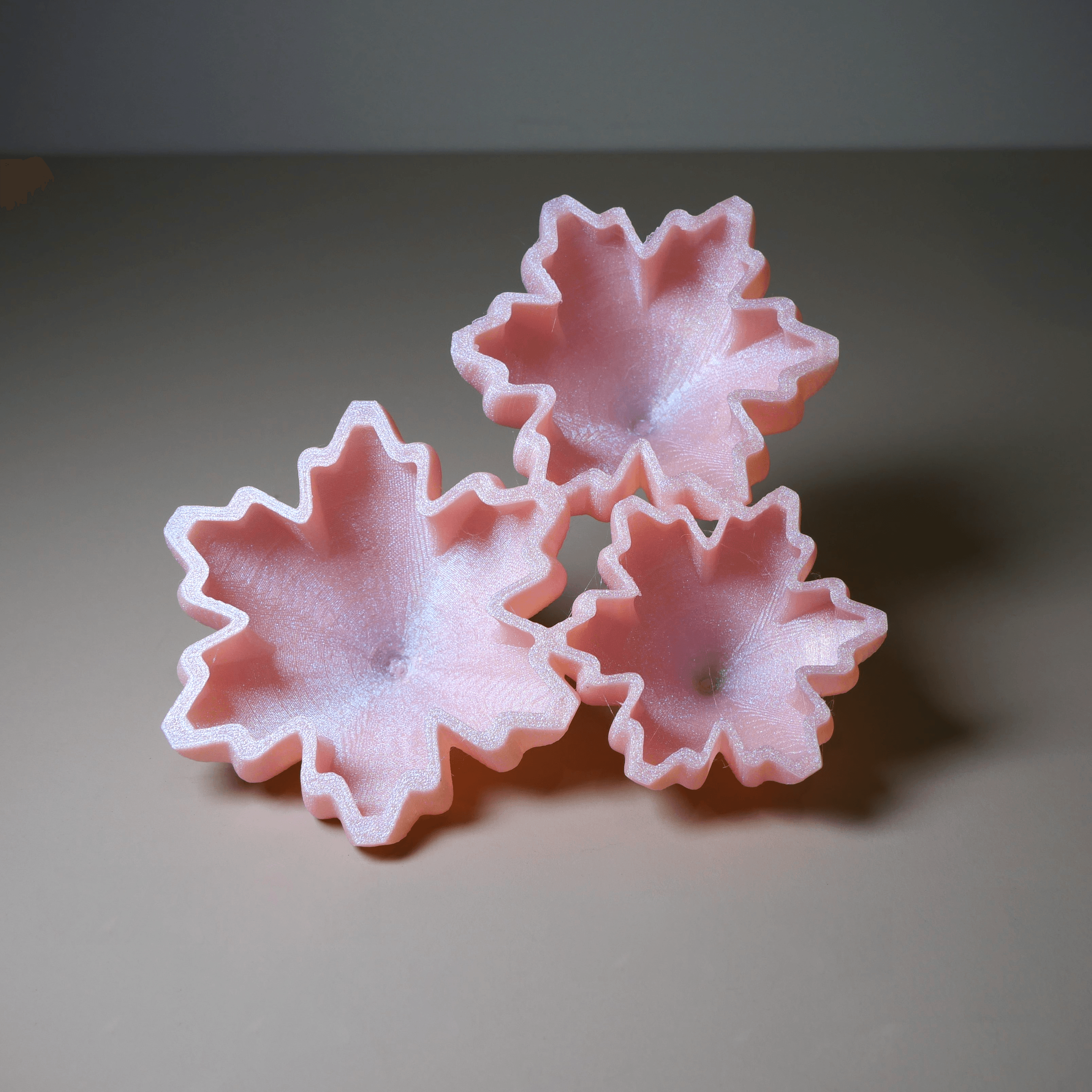 Snowflake Pixie Pots 3d model