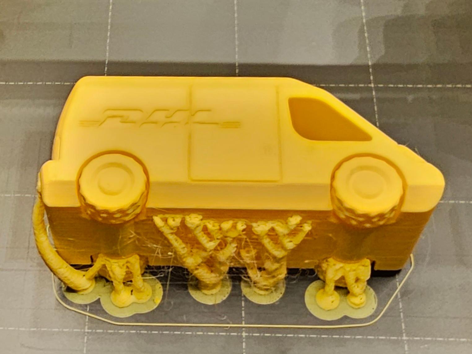 Delivery Van (print-in-place) 3d model