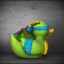 Leonardo -TMNT Rubber Duckie 3d model