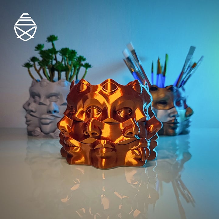 Multi Face Vase 3d model