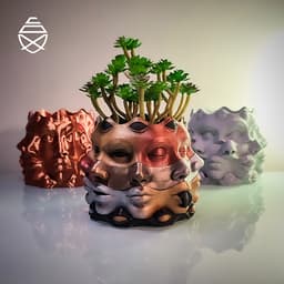 Multi Face Vase 3d model