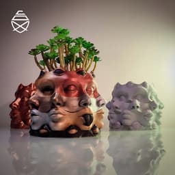 Multi Face Vase 3d model