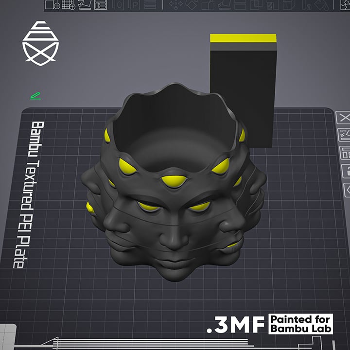 Multi Face Vase 3d model