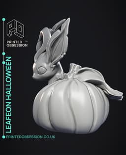 Leafeon Halloween - Pokemon - Fan Art 3d model