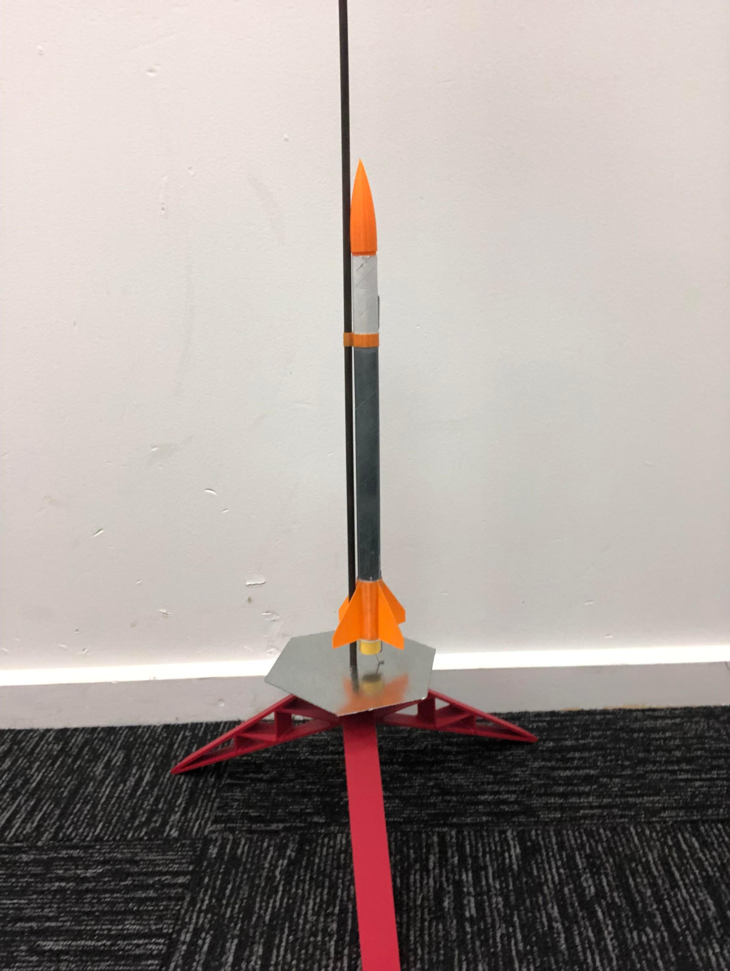 Model Rocket Launchpad Base 3d model