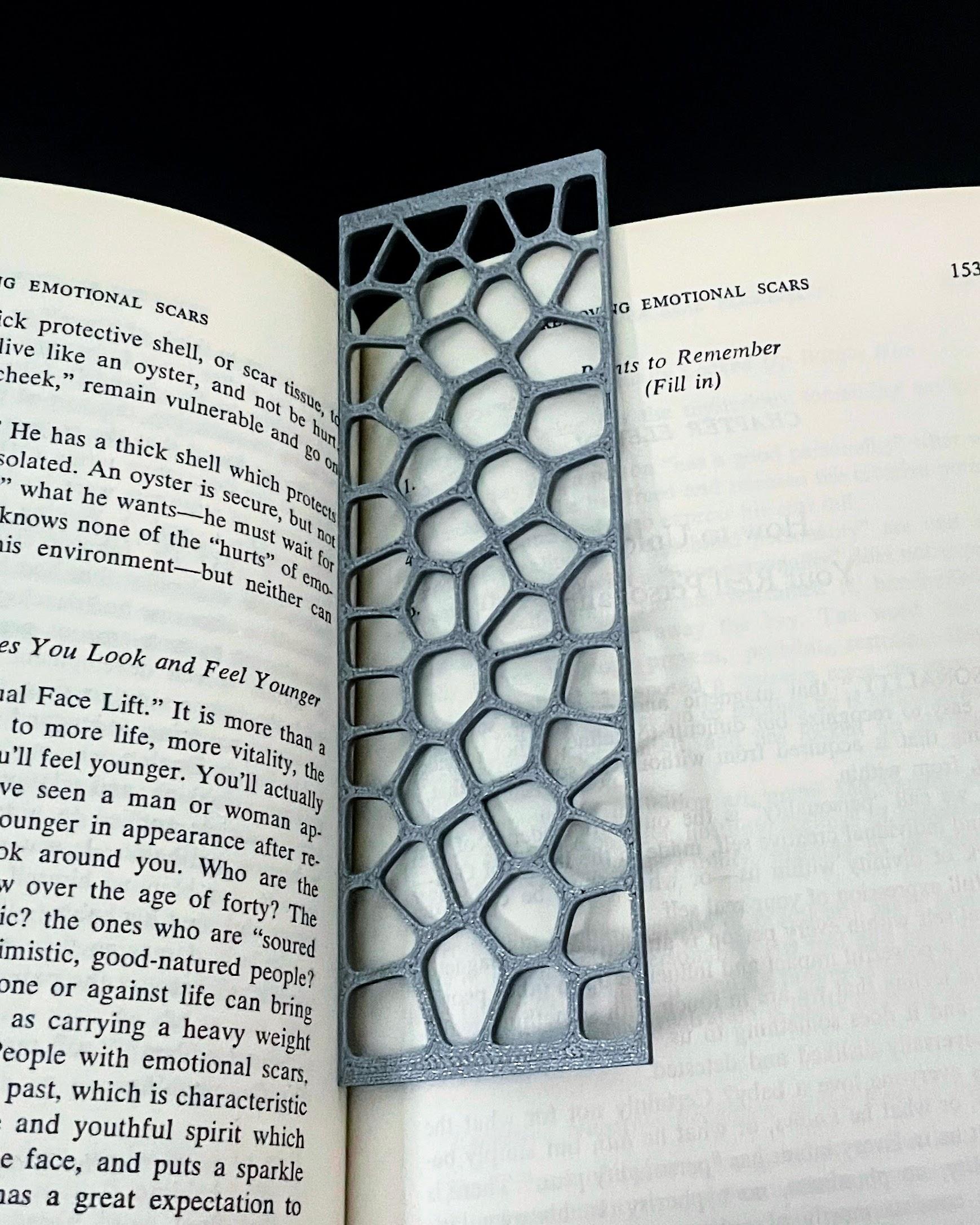 Voronoi Bookmark 3d model