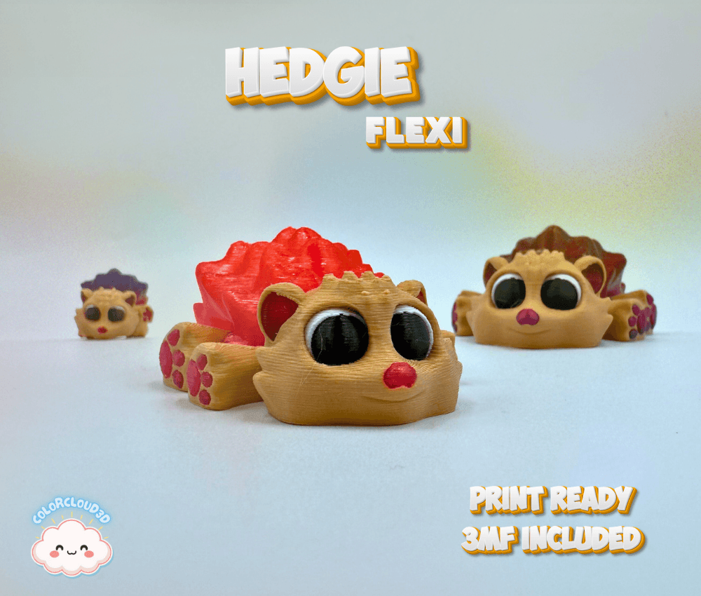 Hedgie Flexi 3d model