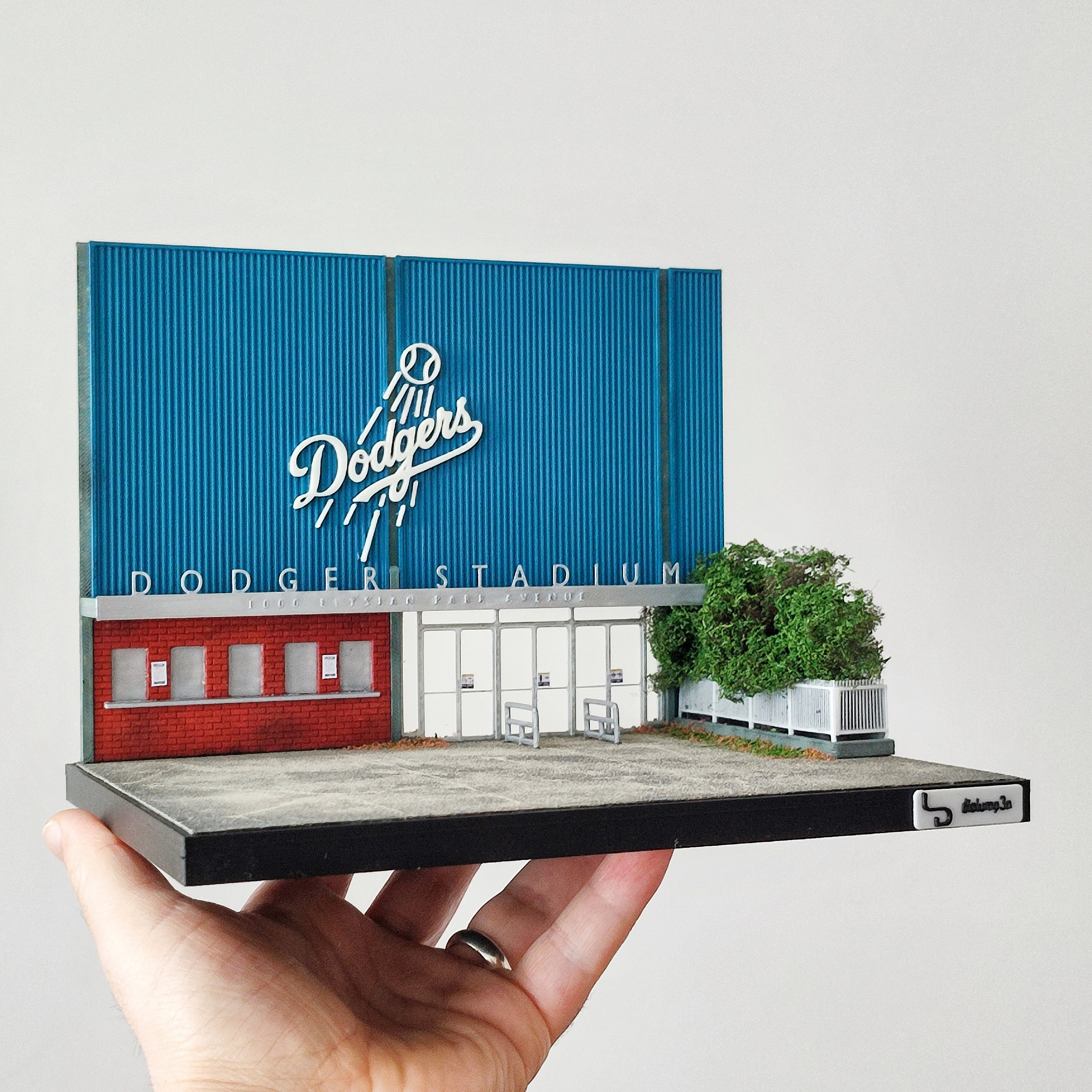 LA Dodger Stadium Diorama for Hot Wheels and 1:64 Diecast Cars & Figure 3d model
