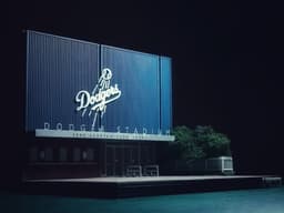 LA Dodger Stadium Diorama for Hot Wheels and 1:64 Diecast Cars & Figure 3d model