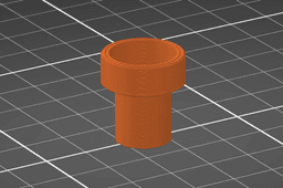 Zippy arcade joystick spring base, replace worn actuator; 3d printed DIY 3d model