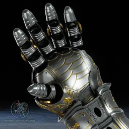 Dr Doom Infinity Gauntlet 3D Printer File STL 3d model