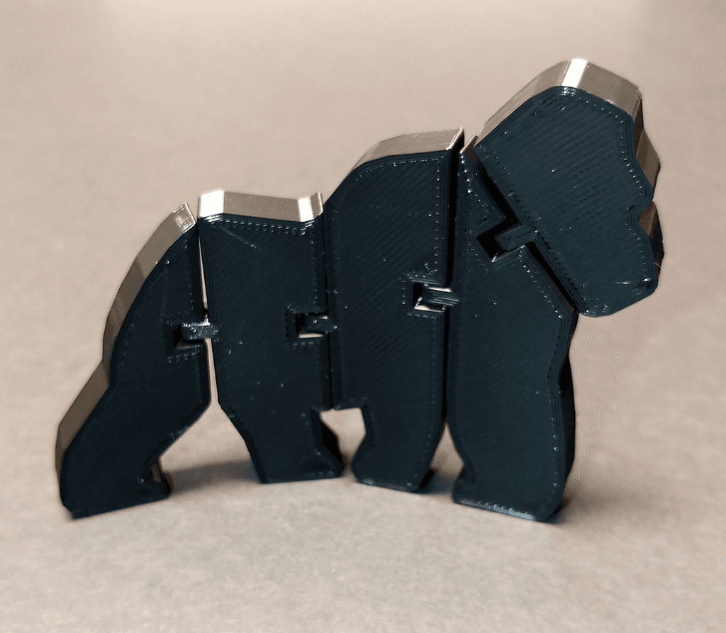 Flexi Articulated Gorilla 3d model