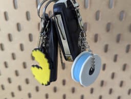 Filament Fidget Keyring 3d model