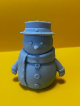 Christmas snowman 3d model