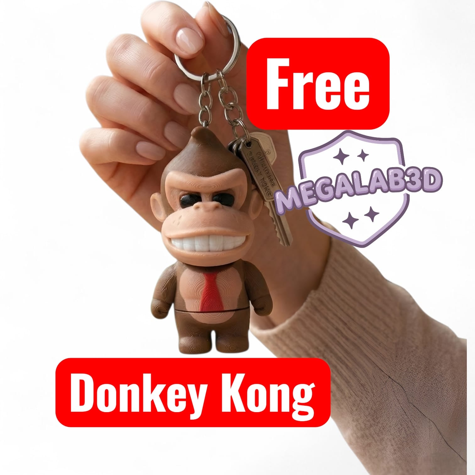 donkey kong baby MegaLab3D 3d model