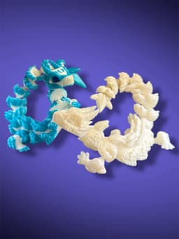 Mystic Shadow Dragon Build A Dragon Collab with SassieCat3d 3d model