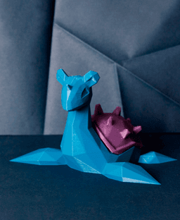 Lapras Low Poly Pokemon 3d model
