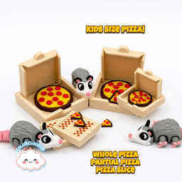 Opossum Pizza Party 3d model