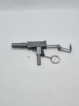 MAC-10 Keychain — Functional Blaster Toy 3d model
