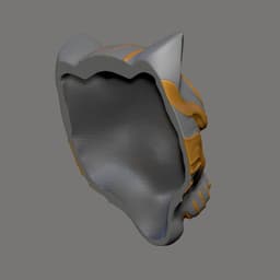 Spirit_Cat_Wall_Decor_Mask – STL & 3MF Multicolor (3 Colors) 3d model