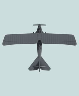 1:144 Rumpler C.I 3d model