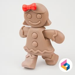 Gingerbread_girl 3d model