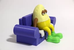 Cartoon Couch Potato 3d model