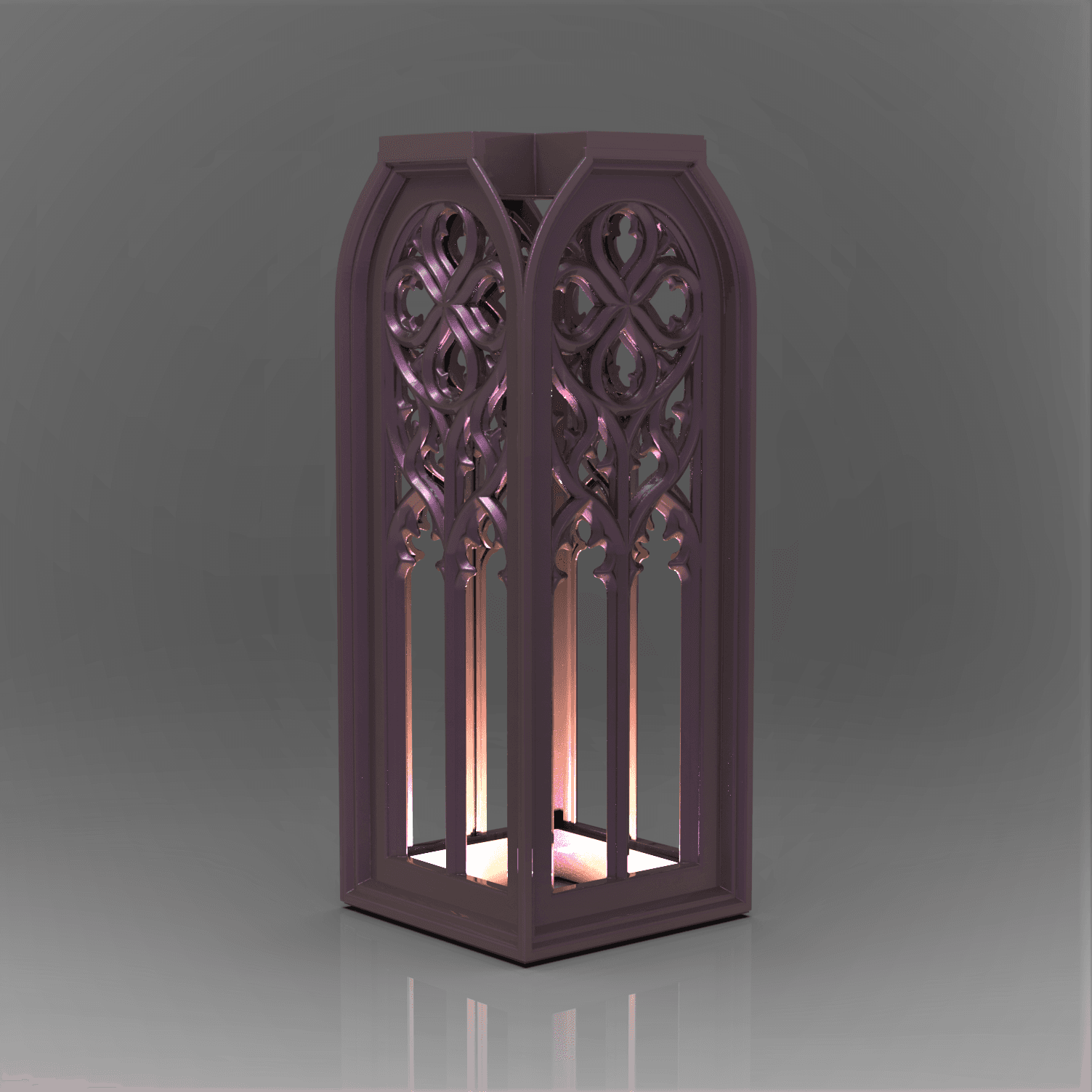 Gothic Style Tealight Topper/Decor 3d model