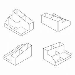 Desk organizer.STL 3d model