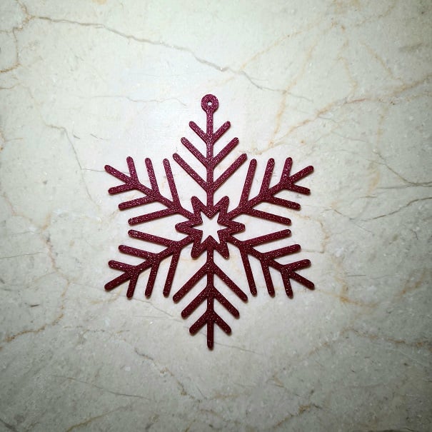 snowflake 3d model
