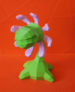Cradily Low Poly Pokemon 3d model