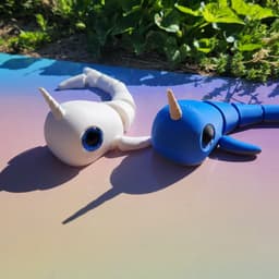 Flexi Narwhal 3d model