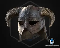 Skyrim Iron Helmet - 3D Print File 3d model