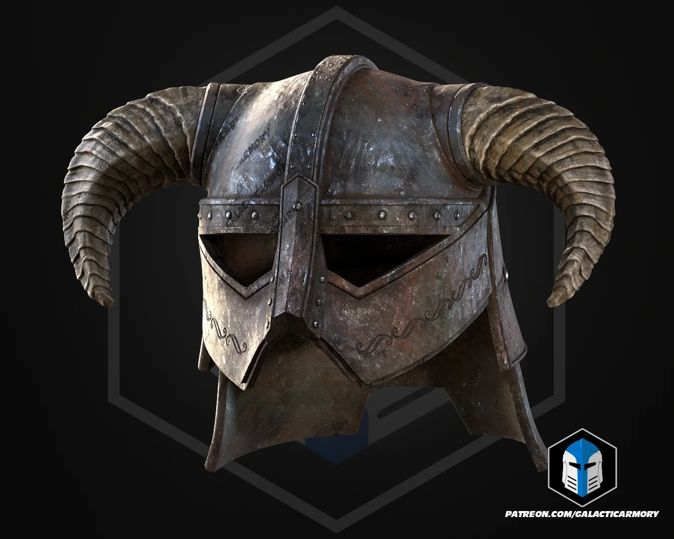 Skyrim Iron Helmet - 3D Print File 3d model