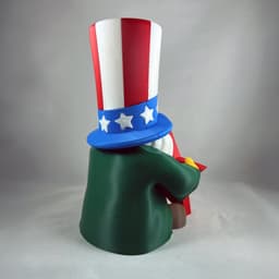 Build-a-Gnome 4th of July Add-On STL Bundle – Patriotic Hat and USA Star 3d model