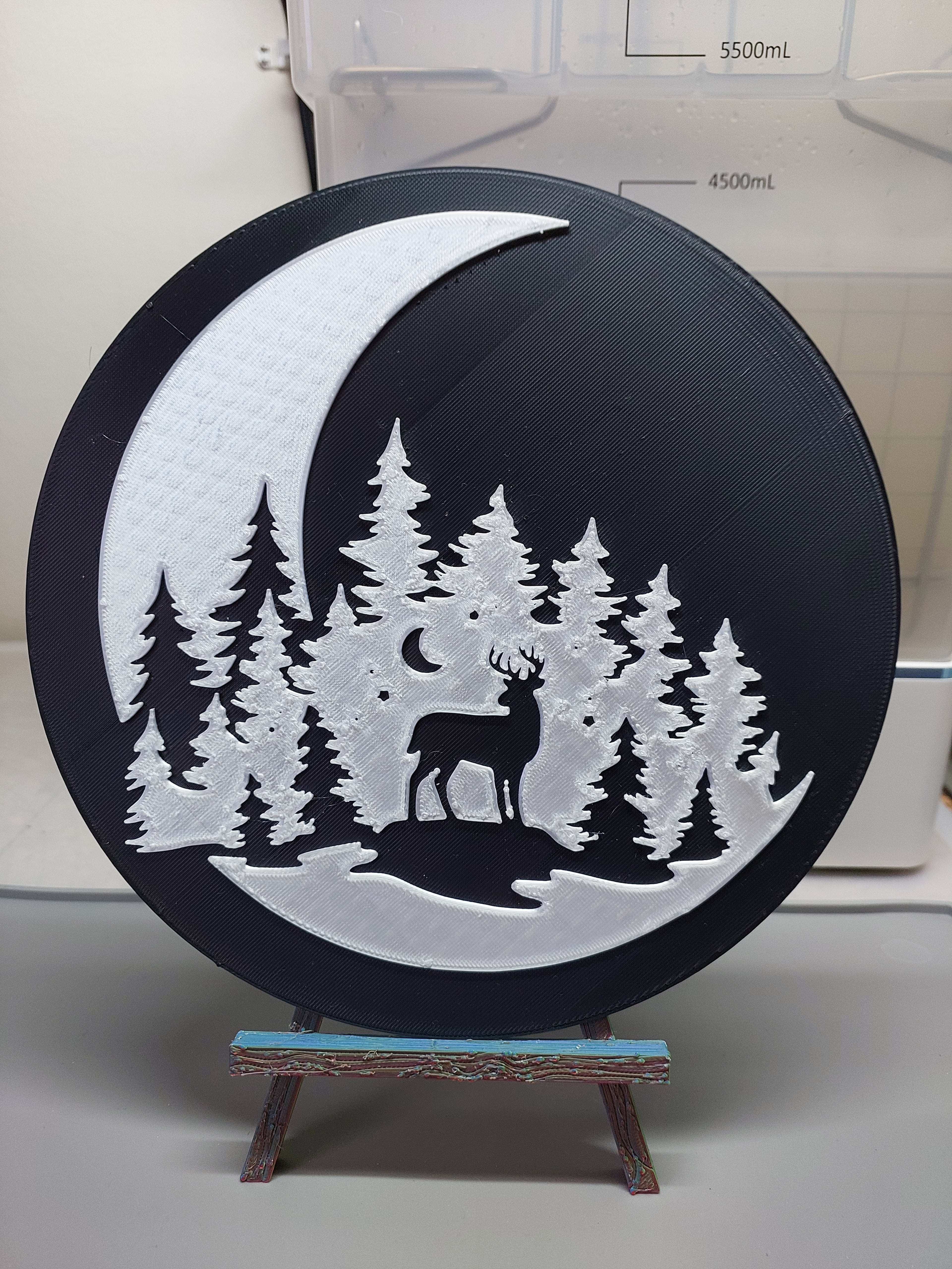 Deer in the Moon Light 3d model