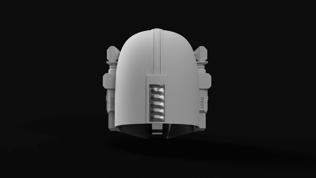 Mandalorian Concept with Heavy Ears 3d model